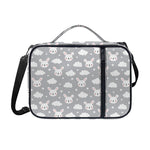 Rabbit And Cloud Pattern Print Shoulder Strap Bible Bag