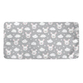 Rabbit And Cloud Pattern Print Towel