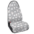 Rabbit And Cloud Pattern Print Waterproof Car Seat Cover
