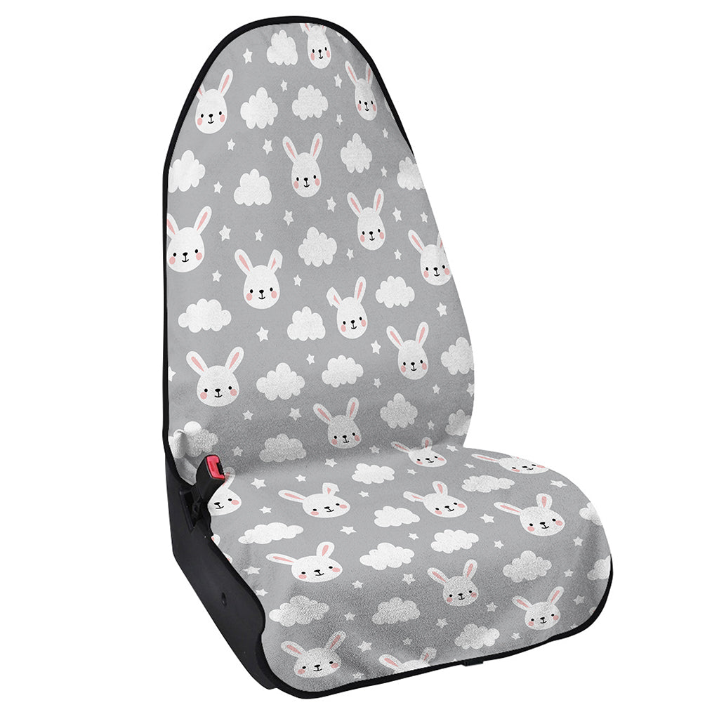 Rabbit And Cloud Pattern Print Waterproof Car Seat Cover