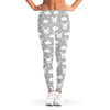 Rabbit And Cloud Pattern Print Women's Leggings