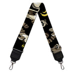 Raccoon And Banana Pattern Print Bag Strap
