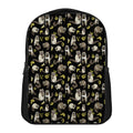 Raccoon And Banana Pattern Print Casual Backpack