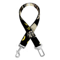 Raccoon And Banana Pattern Print Dog Seat Belt