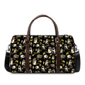 Raccoon And Banana Pattern Print Duffel Bag