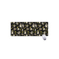 Raccoon And Banana Pattern Print Extended Mouse Pad