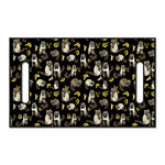 Raccoon And Banana Pattern Print Golf Cart Seat Cover