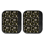 Raccoon And Banana Pattern Print Handle Covers