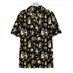 Raccoon And Banana Pattern Print Hawaiian Shirt