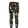 Raccoon And Banana Pattern Print Men's Leggings
