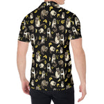 Raccoon And Banana Pattern Print Men's Shirt