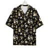 Raccoon And Banana Pattern Print Rayon Hawaiian Shirt