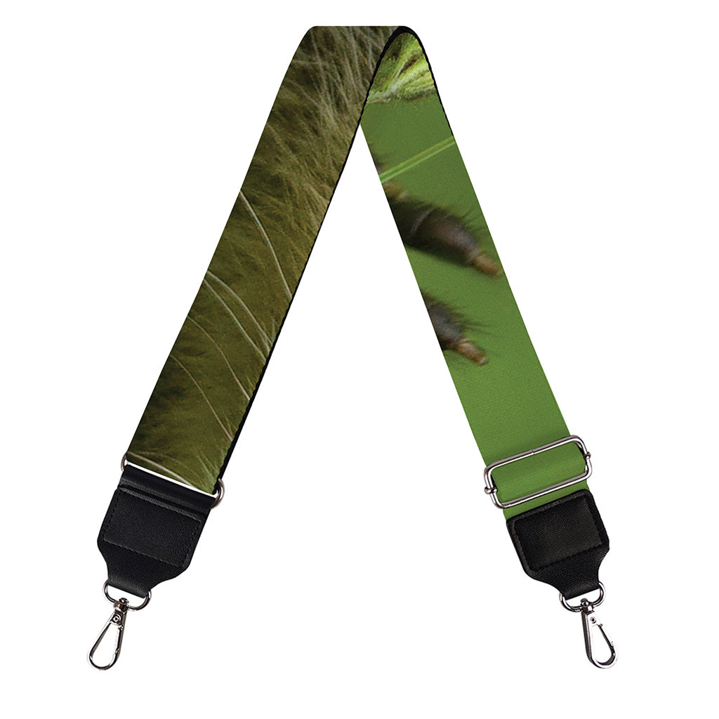 Raccoon And Flower Print Bag Strap