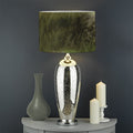 Raccoon And Flower Print Drum Lamp Shade