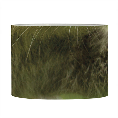 Raccoon And Flower Print Drum Lamp Shade