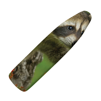 Raccoon And Flower Print Ironing Board Cover