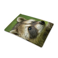 Raccoon And Flower Print Pet Cooling Mat Cover