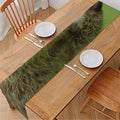 Raccoon And Flower Print Table Runner