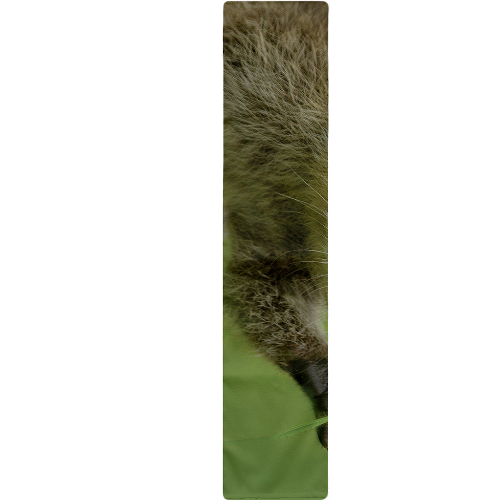 Raccoon And Flower Print Table Runner