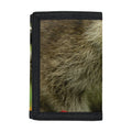 Raccoon And Flower Print Trifold Wallet