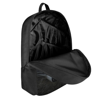 Raccoon Portrait Print 17 Inch Backpack