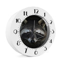 Raccoon Portrait Print Alarm Clock