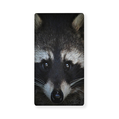 Raccoon Portrait Print Baby Crib Sheet