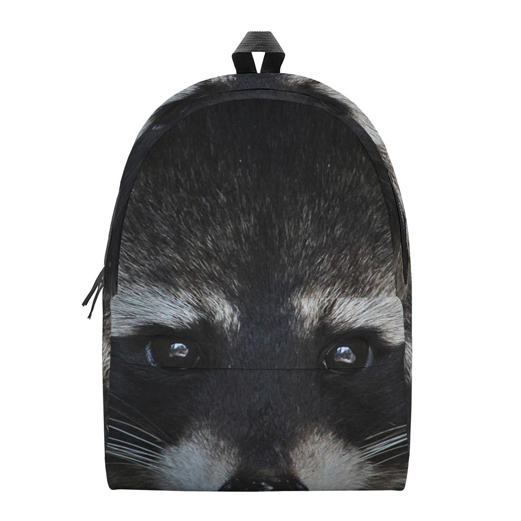 Raccoon Portrait Print Backpack