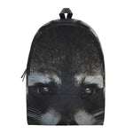 Raccoon Portrait Print Backpack