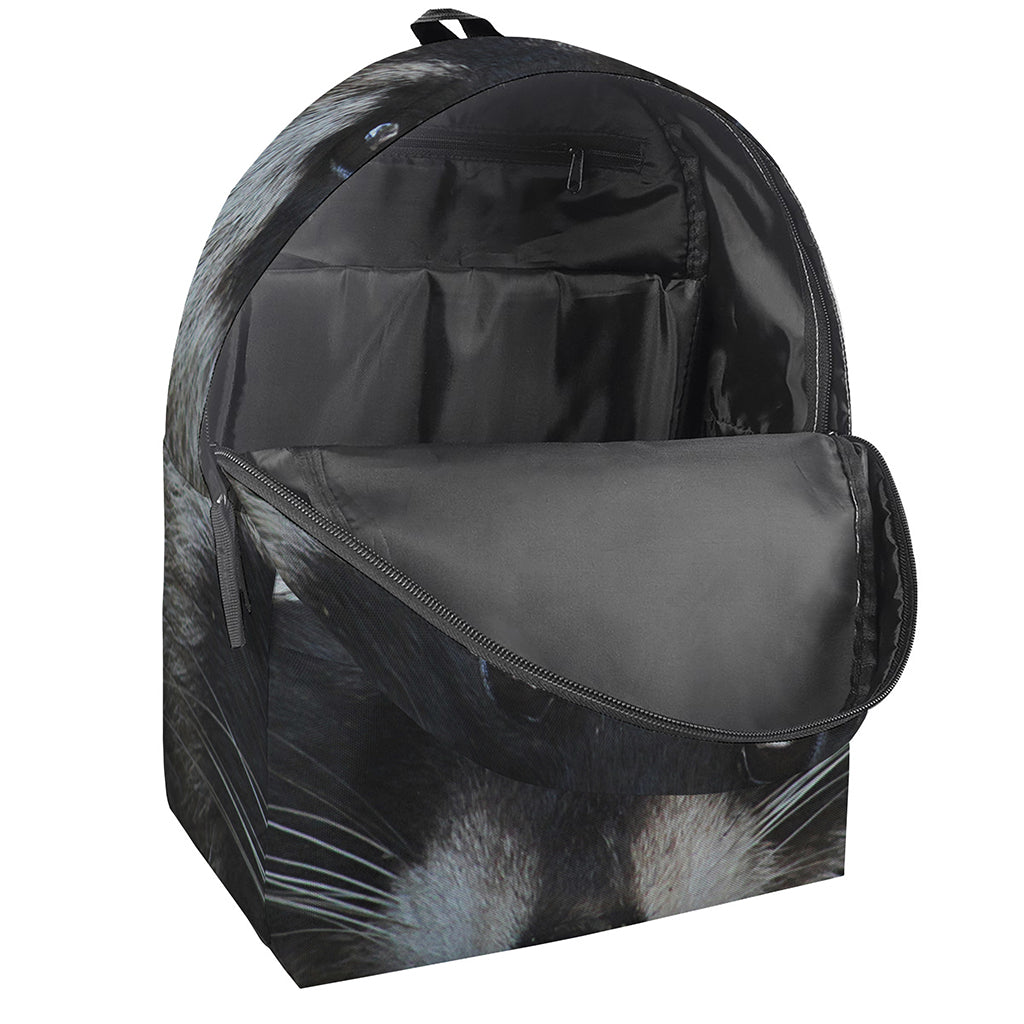 Raccoon Portrait Print Backpack