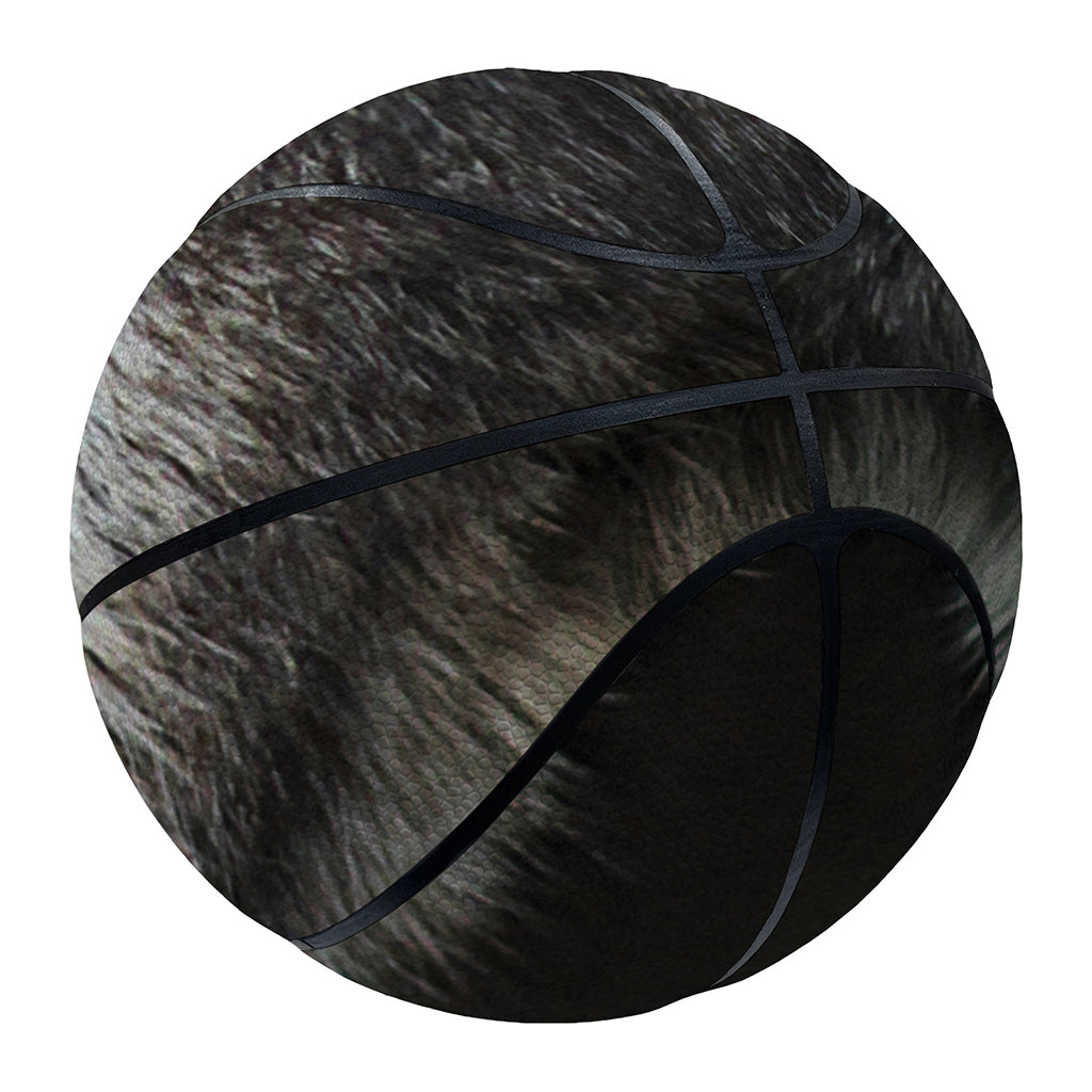 Raccoon Portrait Print Basketball