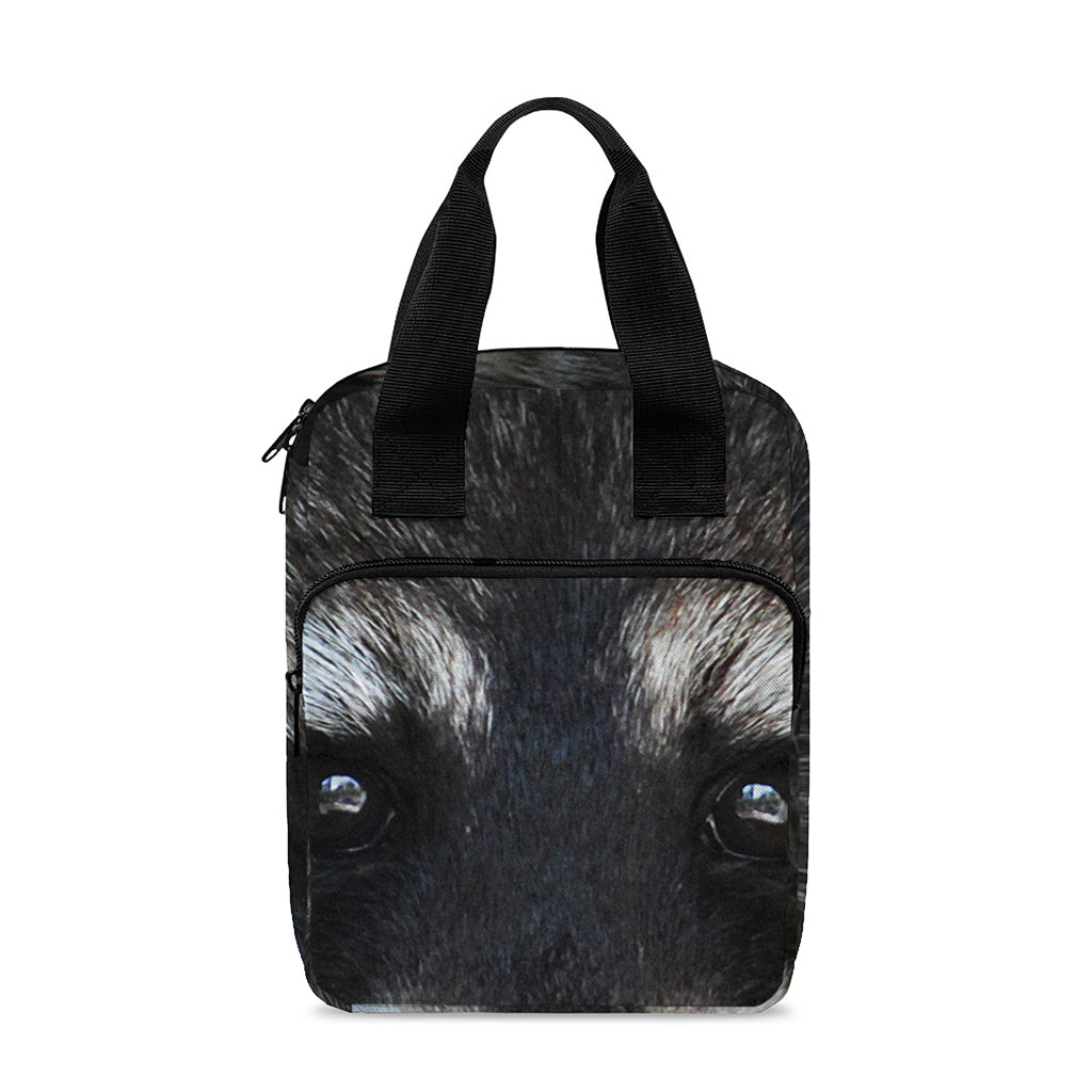 Raccoon Portrait Print Bible Tote Bag