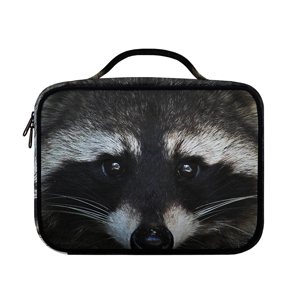 Raccoon Portrait Print Briefcase Bible Bag