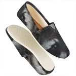 Raccoon Portrait Print Casual Shoes