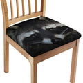 Raccoon Portrait Print Chair Cushion Cover