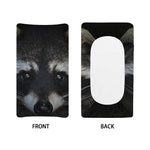 Raccoon Portrait Print Changing Pad Cover
