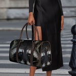 Raccoon Portrait Print Duffle Bag