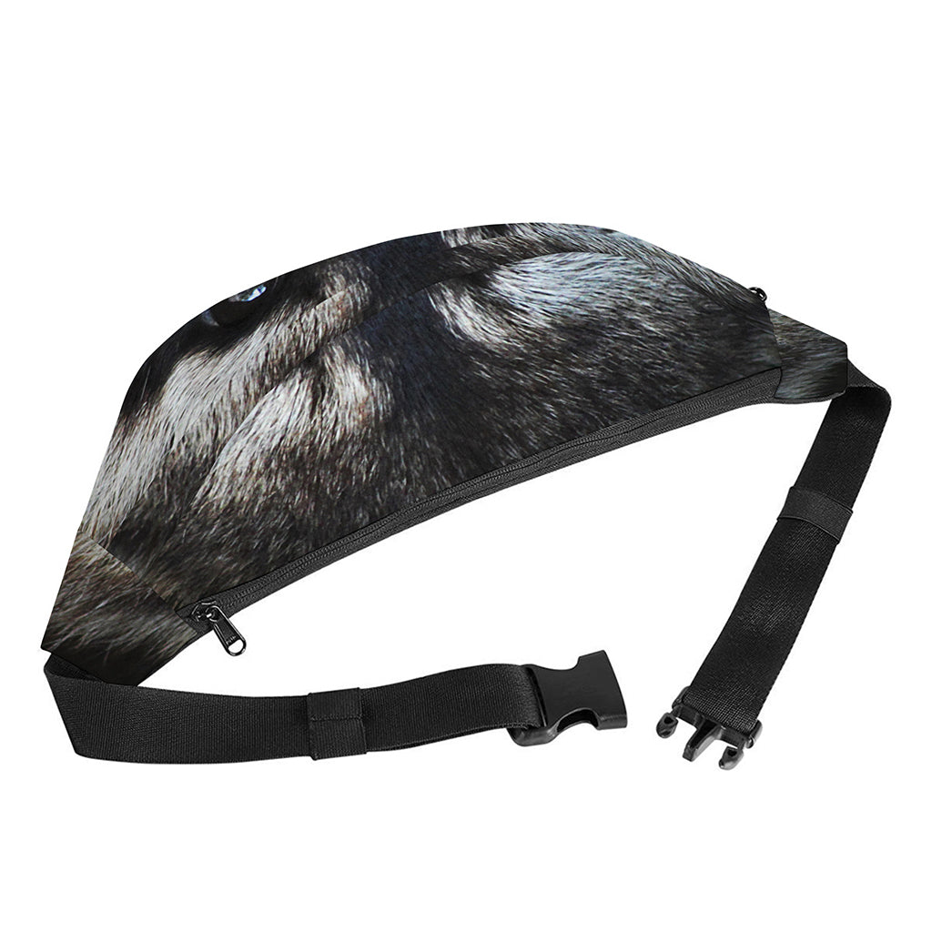 Raccoon Portrait Print Fanny Pack
