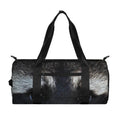 Raccoon Portrait Print Gym Bag