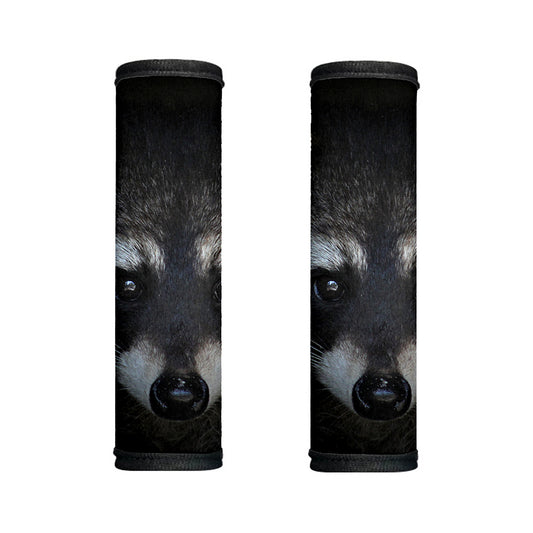 Raccoon Portrait Print Handle Covers