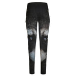 Raccoon Portrait Print High-Waisted Pocket Leggings