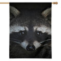 Raccoon Portrait Print House Flag
