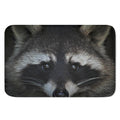 Raccoon Portrait Print Indoor Door Mat