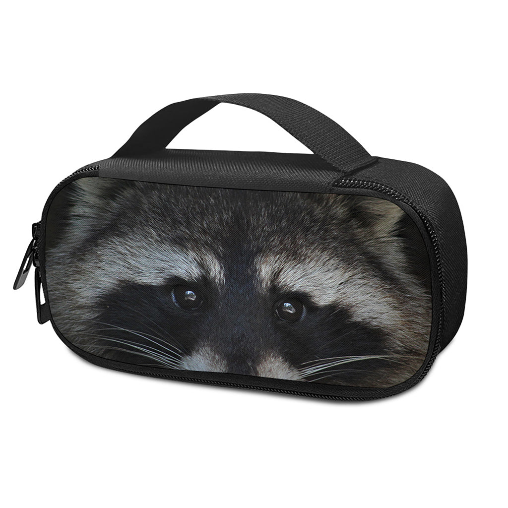 Raccoon Portrait Print Insulin Cooler Travel Case