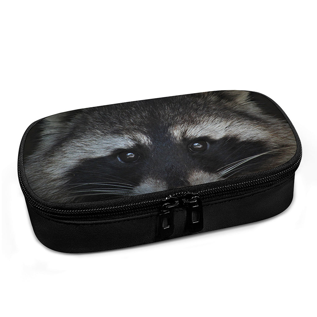 Raccoon Portrait Print Insulin Cooler Travel Case