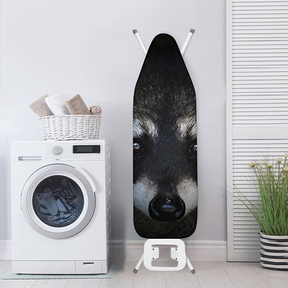 Raccoon Portrait Print Ironing Board Cover