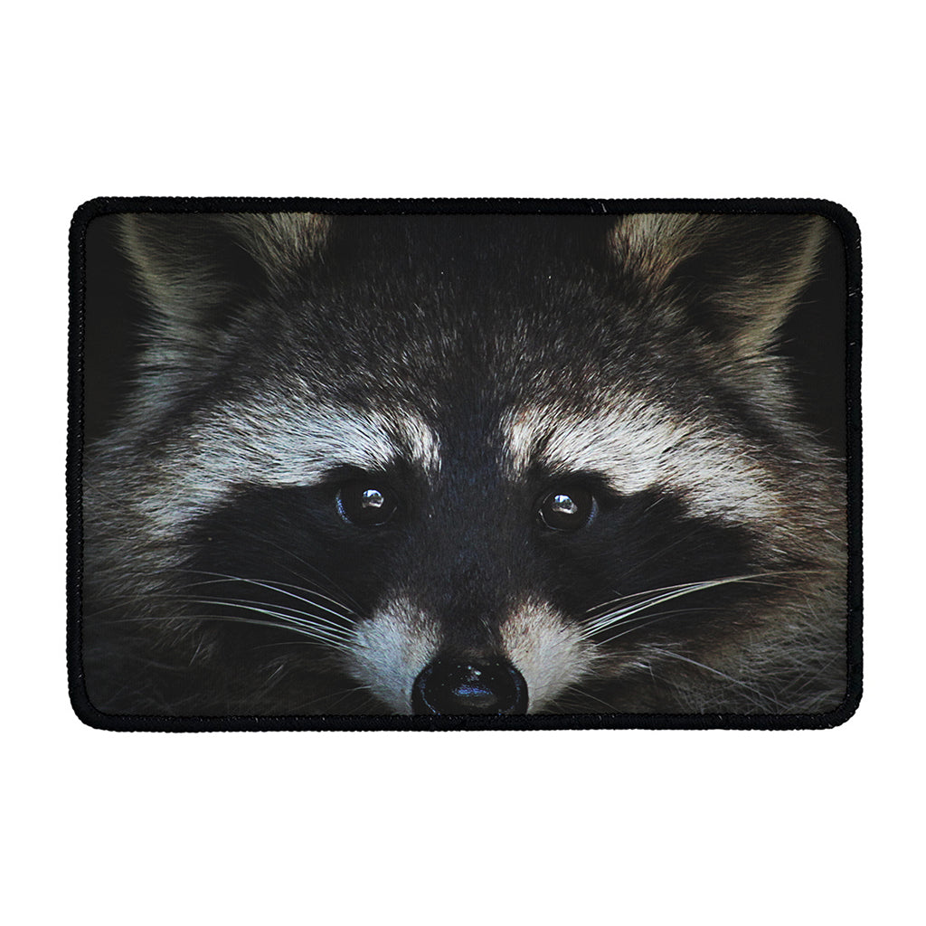 Raccoon Portrait Print Kitchen Mat