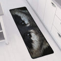 Raccoon Portrait Print Long Kitchen Mat