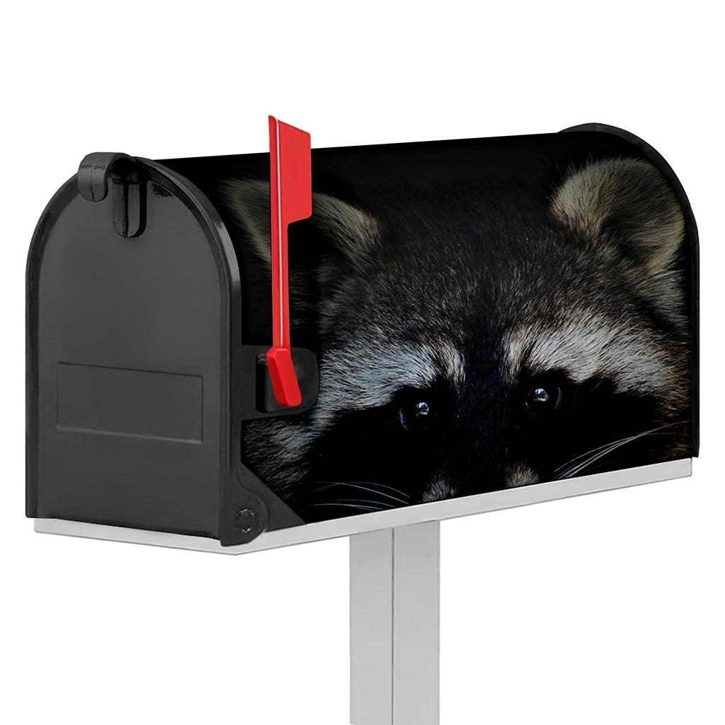 Raccoon Portrait Print Mailbox Cover