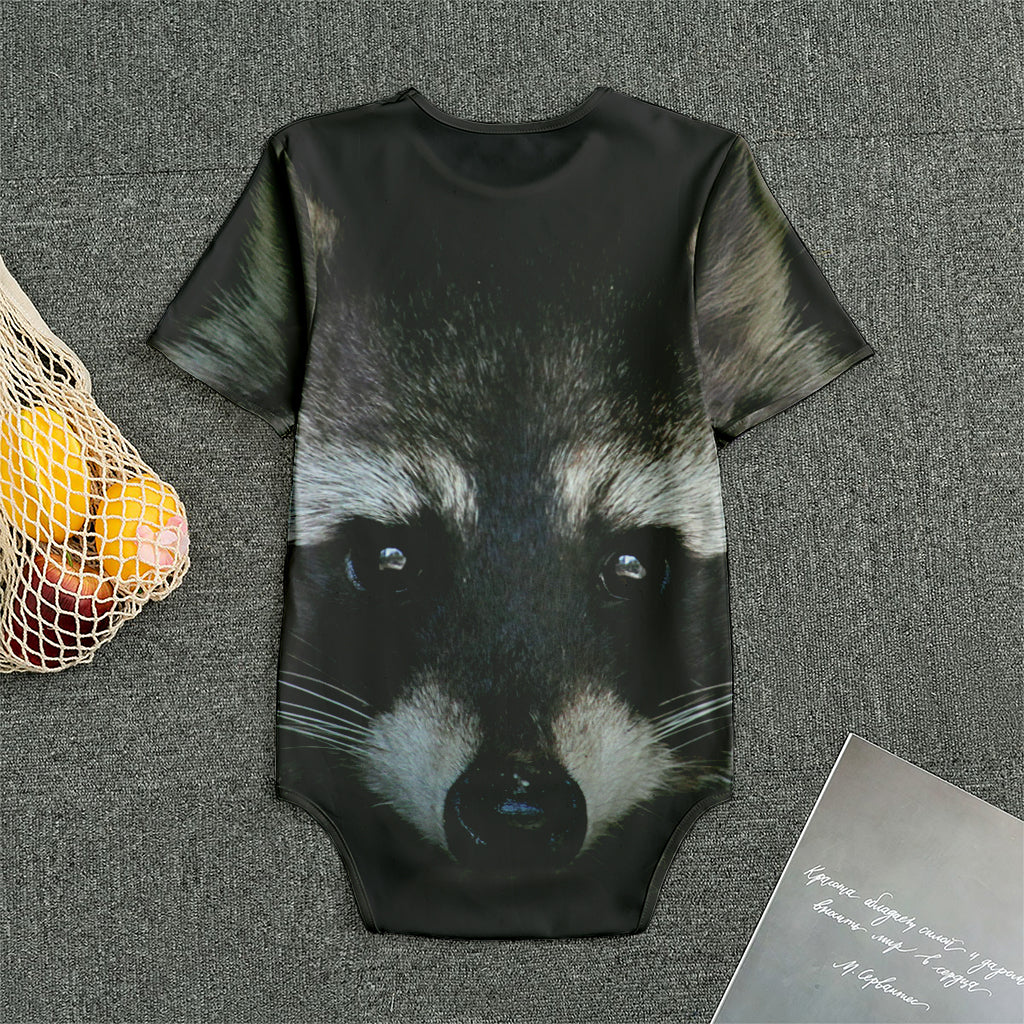 Raccoon Portrait Print Men's Bodysuit